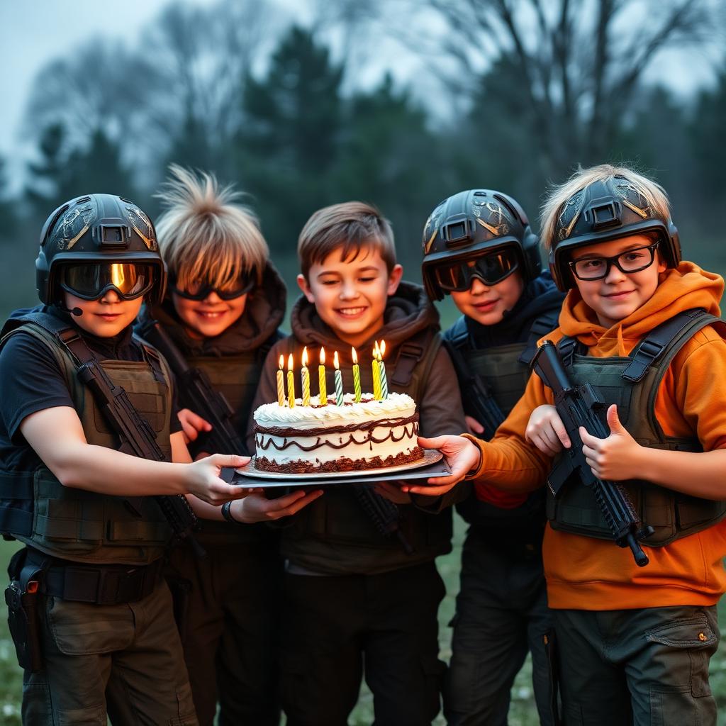 Festa di compleanno bambini a tema softair